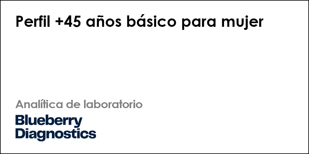 Perfil +45 años básico para mujer
