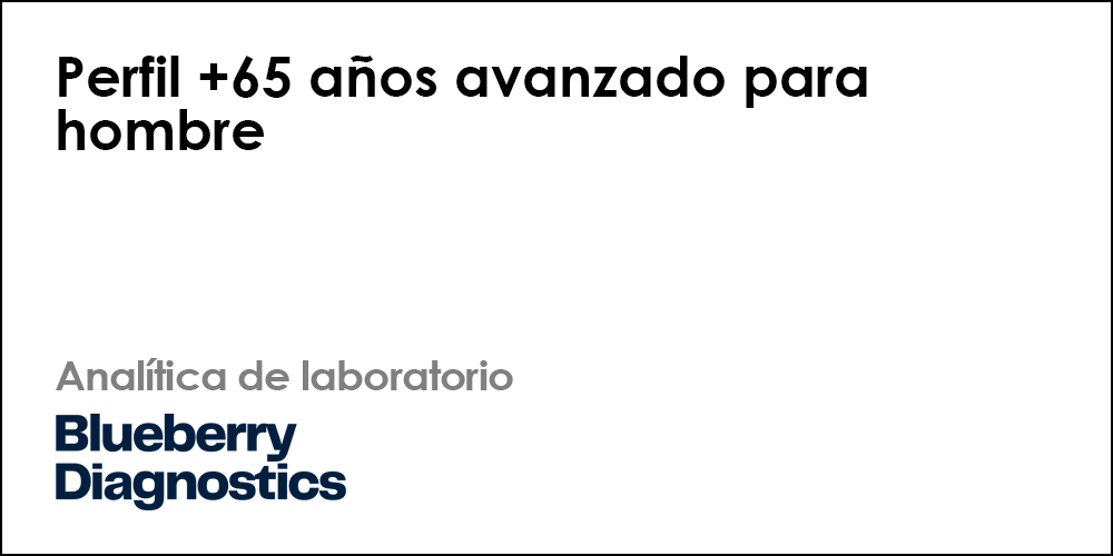 Perfil +65 años avanzado para hombre