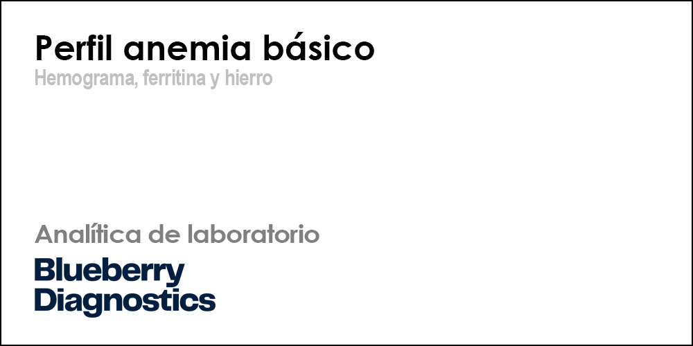 Perfil anemia básico