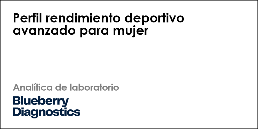 Perfil rendimiento deportivo avanzado para mujer