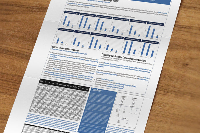 Brochure descriptivo sobre el cáncer y las técnicas de diagnóstico típicas