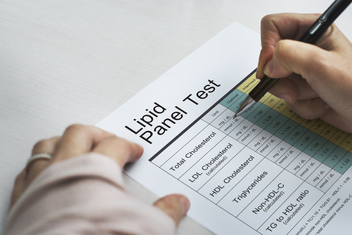 Listado de analitos de un perfil lipídico que se utilizan para evaluar el riesgo cardiovascular