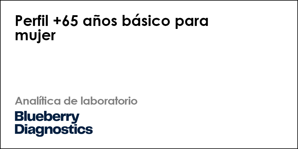 Perfil +65 años básico para mujer