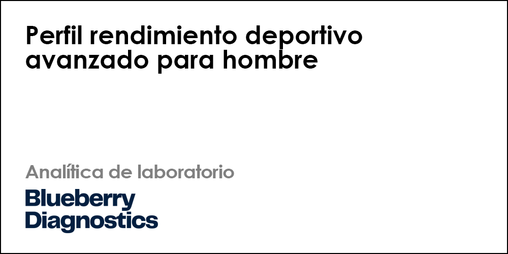 Perfil rendimiento deportivo avanzado para hombre